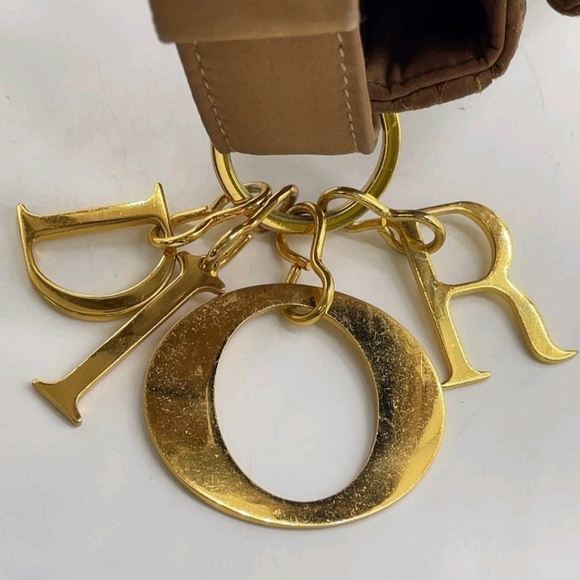 Dior Brown Shoulder Bag with Gold Accents - Picture 4 of 10